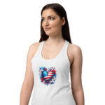 Women’s fitted racerback tank top - Image 5