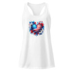 Women’s fitted racerback tank top